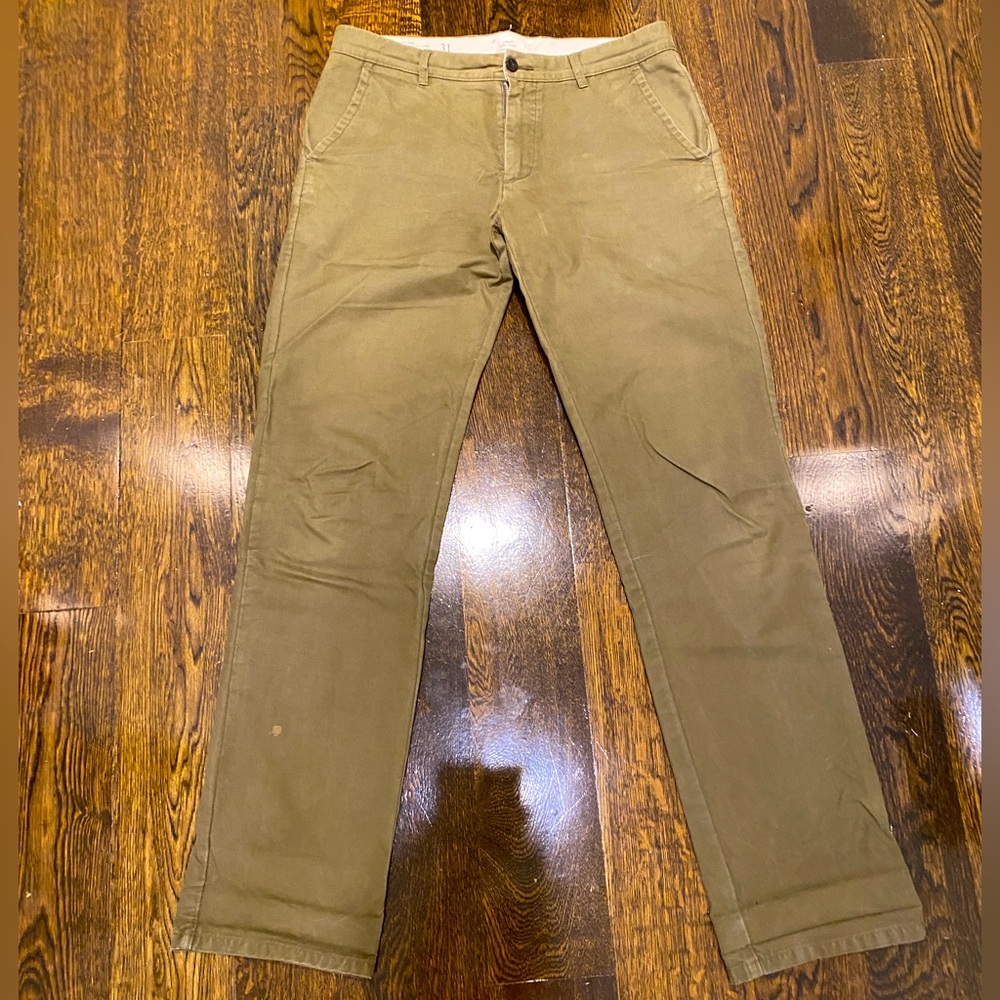 Apolis Global Citizens, Chino, Straight Leg, Military Green